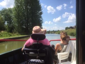 PCAP community Memory Cafe canal boat trip with Bruce Trust July 2021